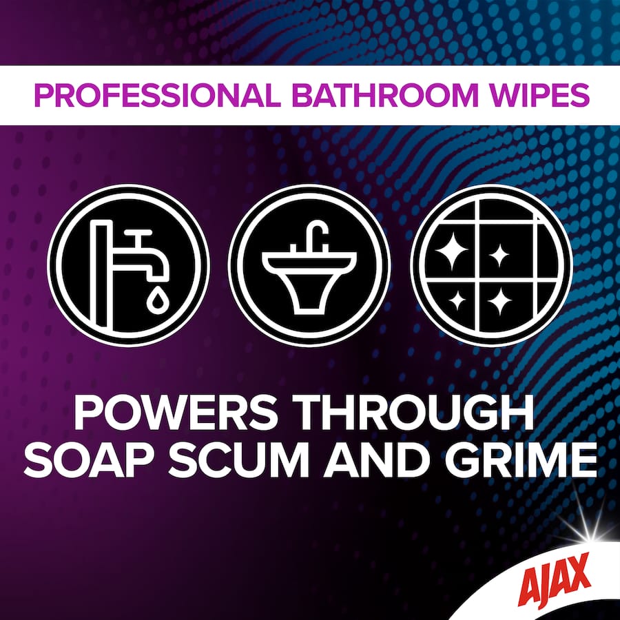 Ajax Professional Bathroom Wipes  90pack