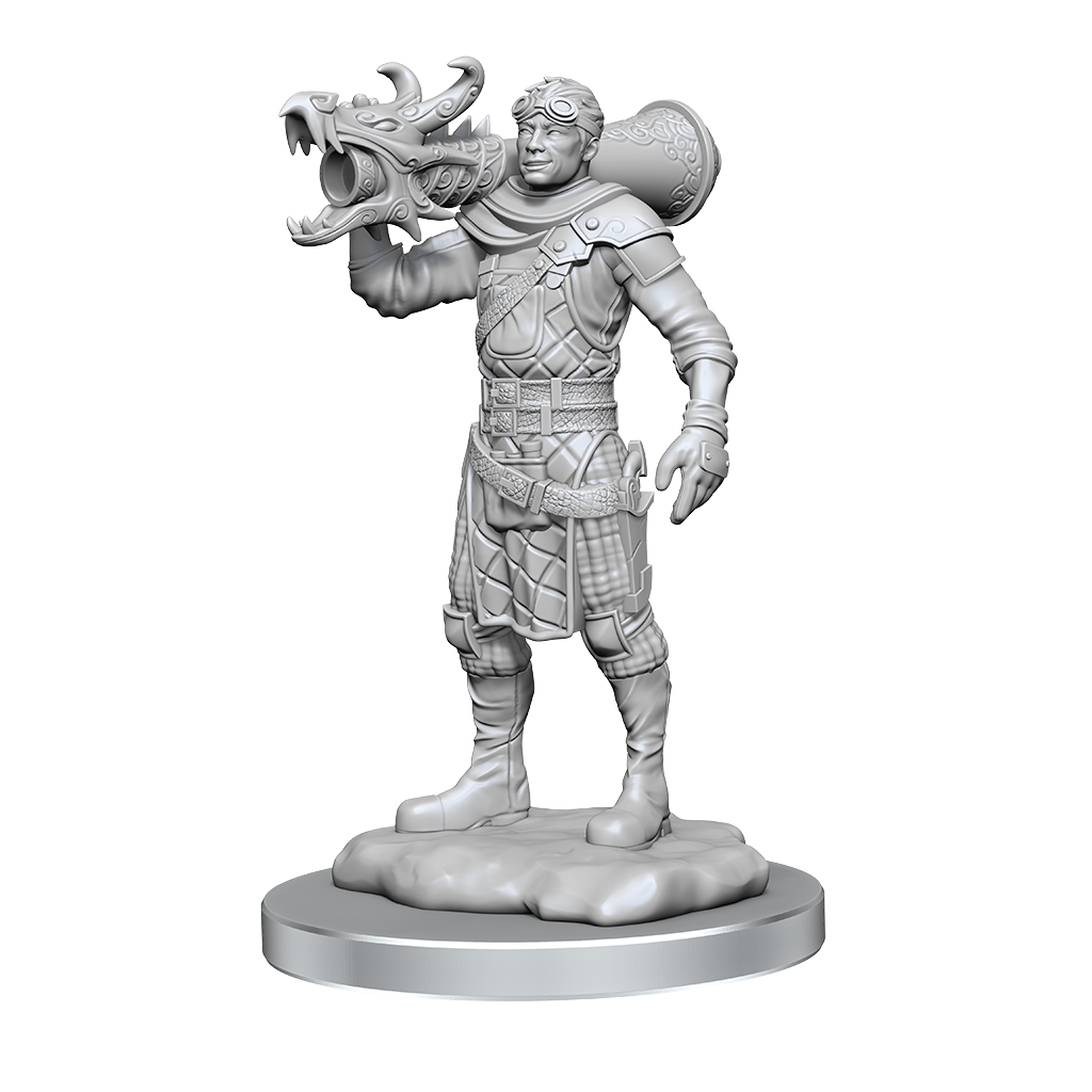 D&D Nolzurs Marvelous Miniatures Human Artificer & Human Apprentice