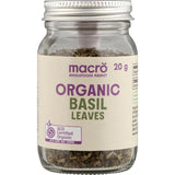 Macro Organic Basil Leaves 20g
