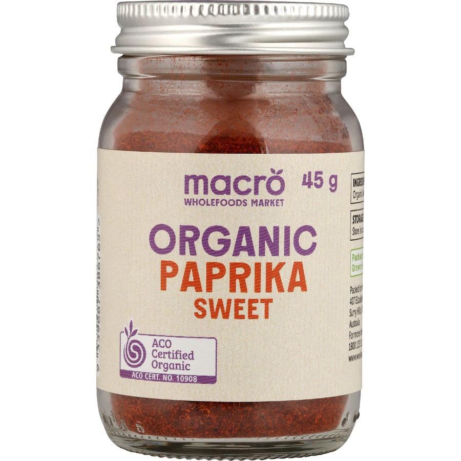 Macro Organic Paprika Sweet 45g
