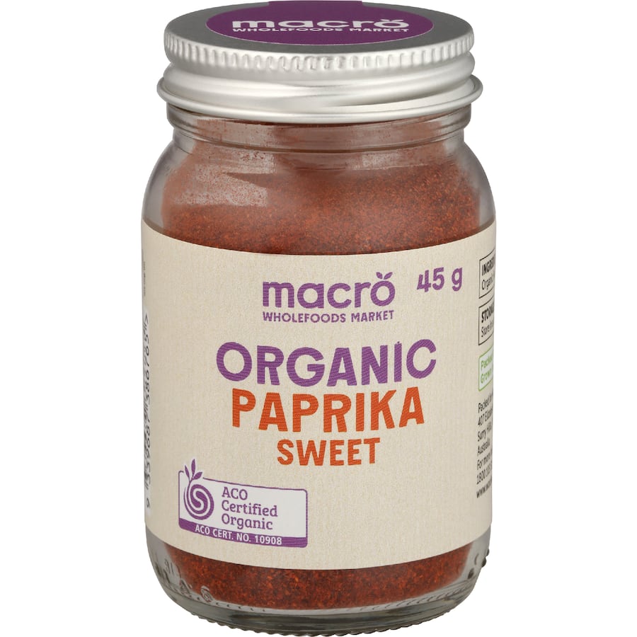 Macro Organic Paprika Sweet 45g