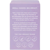 Tom Organic Pads Ultra Thin Overnight 8pack