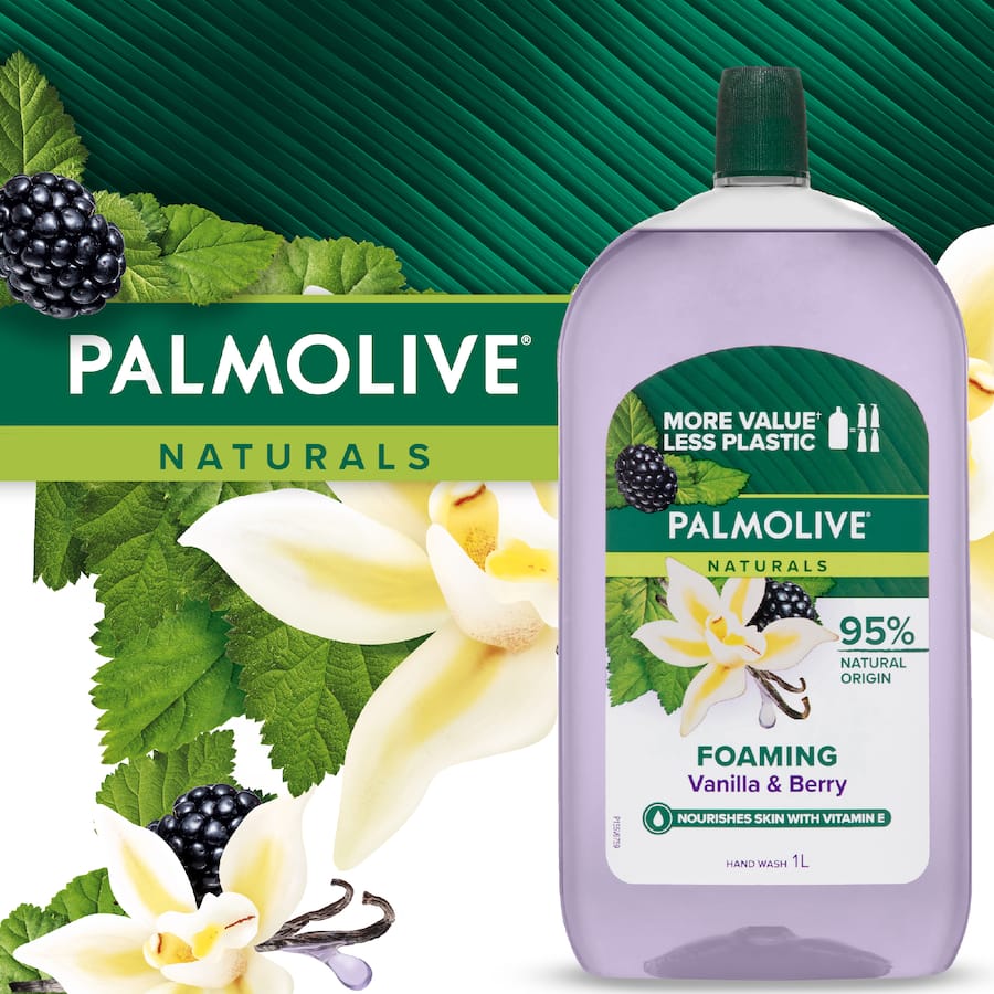 Palmolive Foam Hand Wash Refill Vanilla & Berry 1L