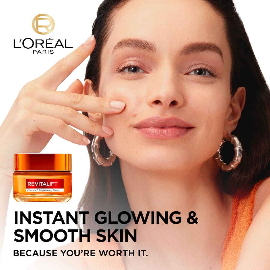 L'oreal Face Moisturiser Vitamin C Brightening 50mL