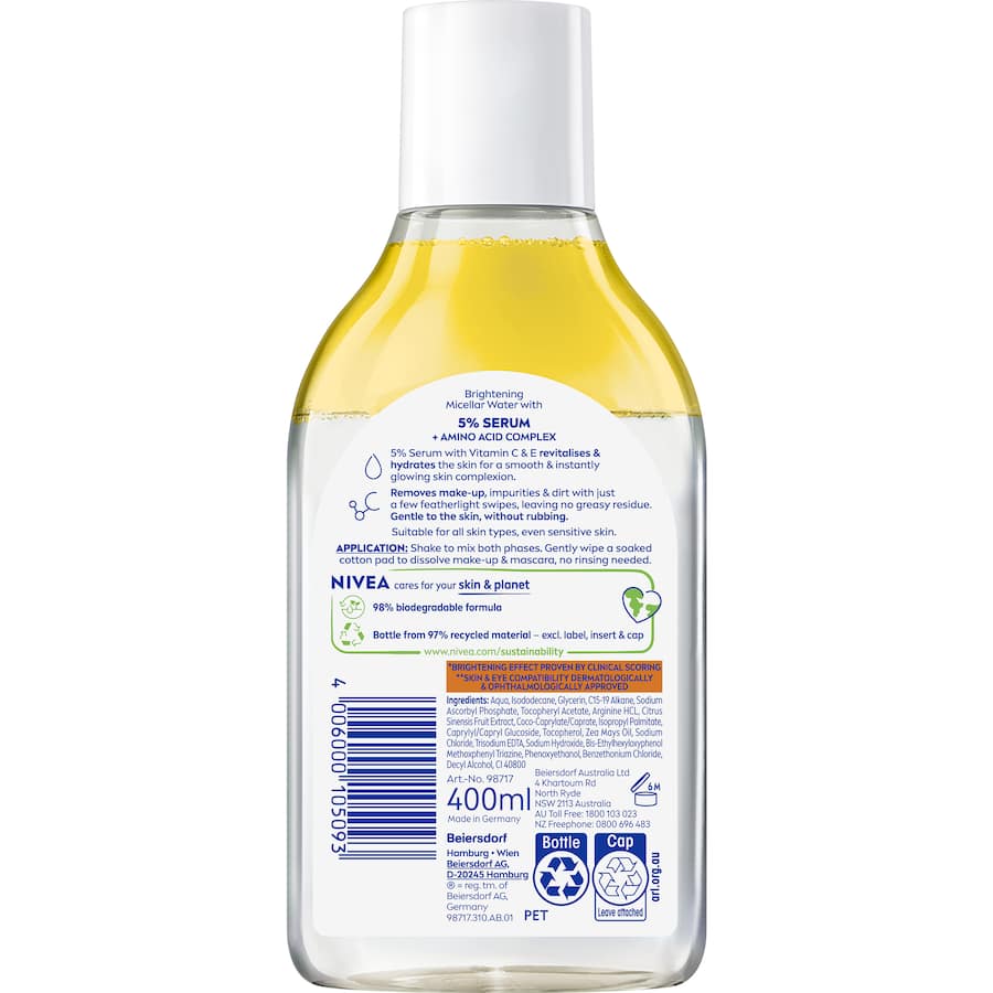 Nivea Micellar Water Brightening 400mL