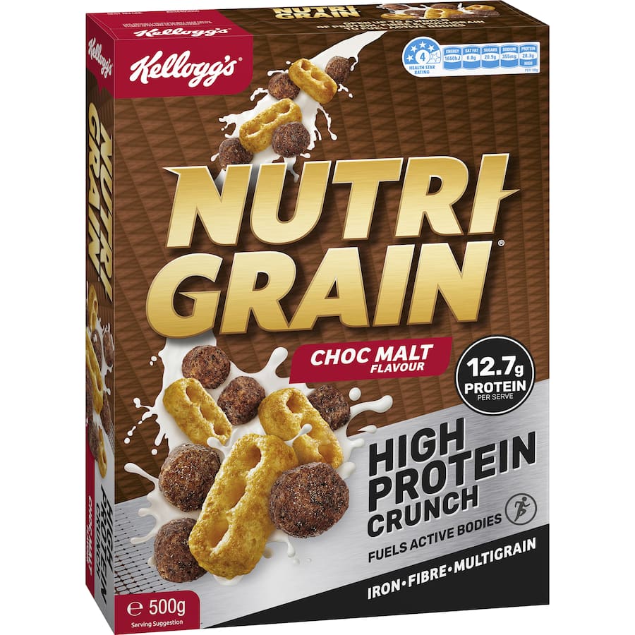 Kelloggs Cereal Nutrigrain High Protein 500g
