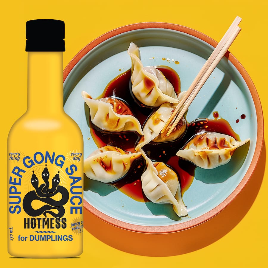 Hot Mess Super Gong Sauce For Dumplings Bottle 250mL