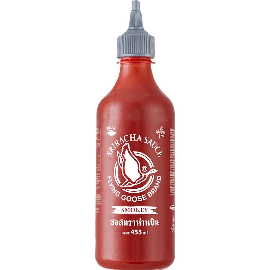 Flying Goose Sriracha Sauce Smokey Squeeze bottle 455mL