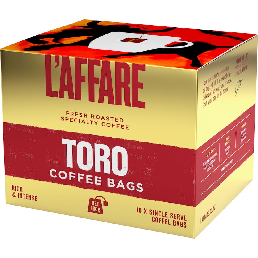 L'affare Toro Coffee Bags  130g