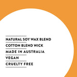 Glow Lab Natural Soy Candle White Lotus & Amber 270g
