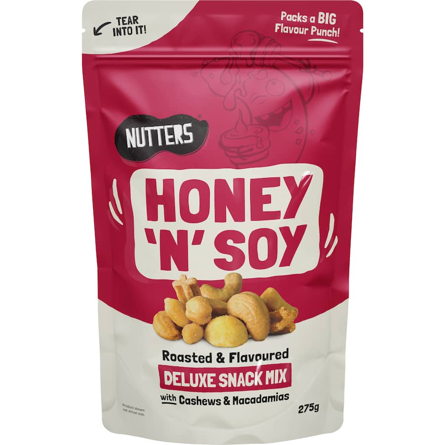 Nutters Nut Mix Honey Soy 275g