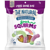 The Natural Confectionery Co. Lollies Sour Squirms 400g