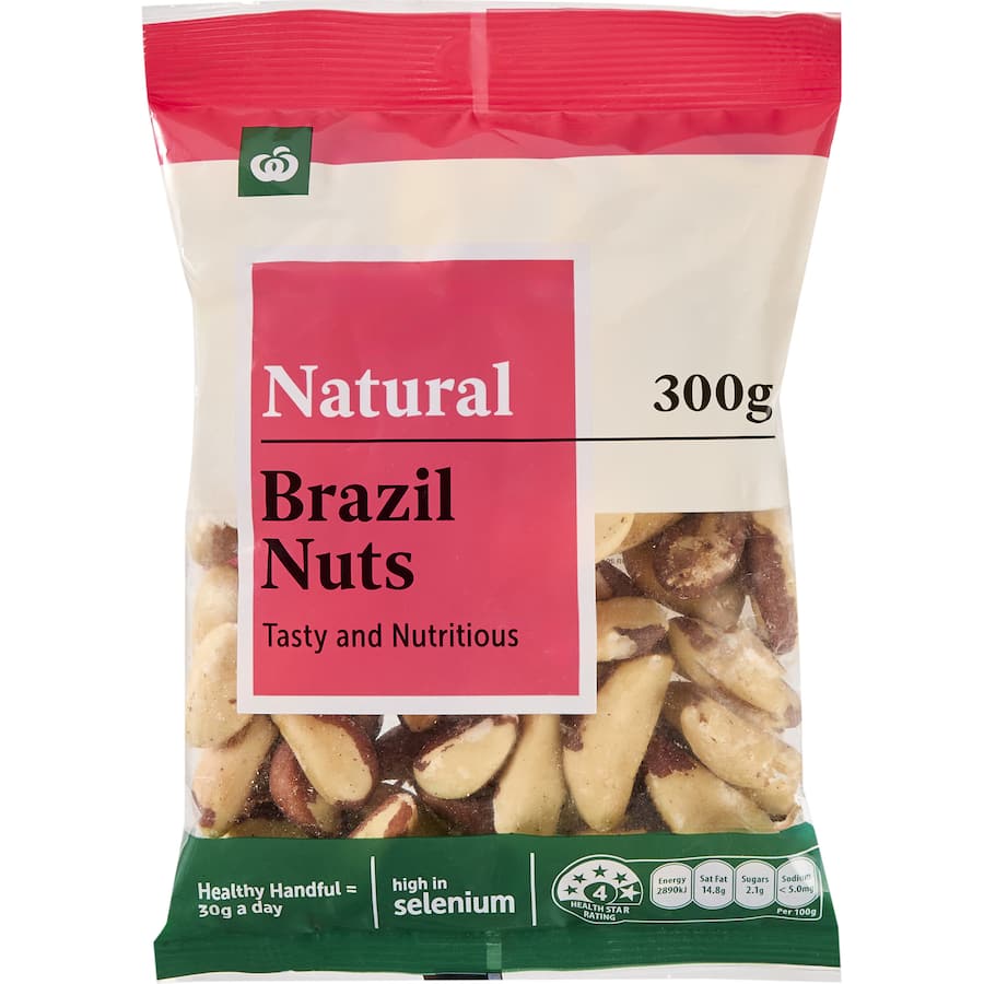 Woolworths Nuts Brazil Bag 300g