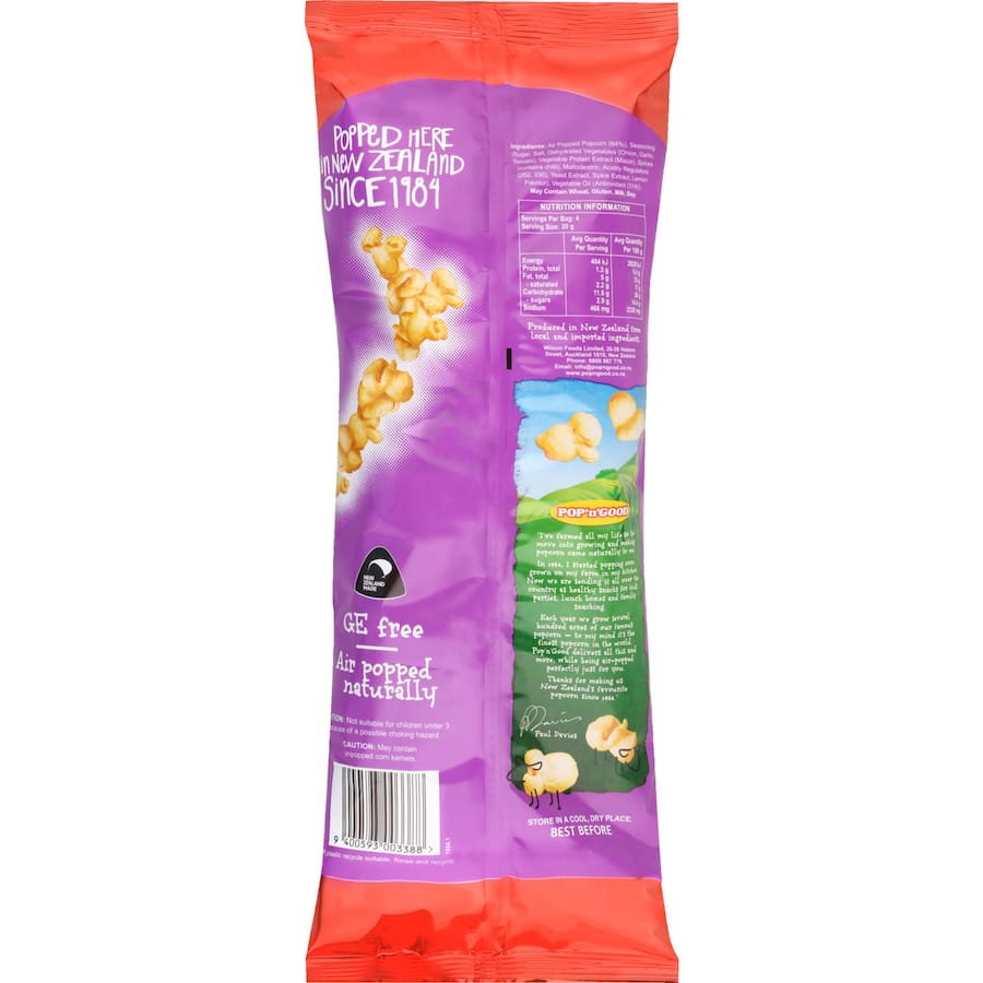 Pop N Good Popcorn Thai Sweet Chilli 80g