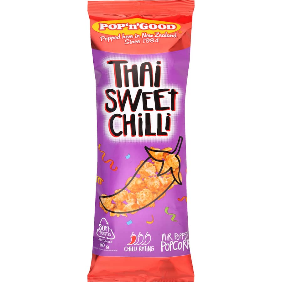 Pop N Good Popcorn Thai Sweet Chilli 80g