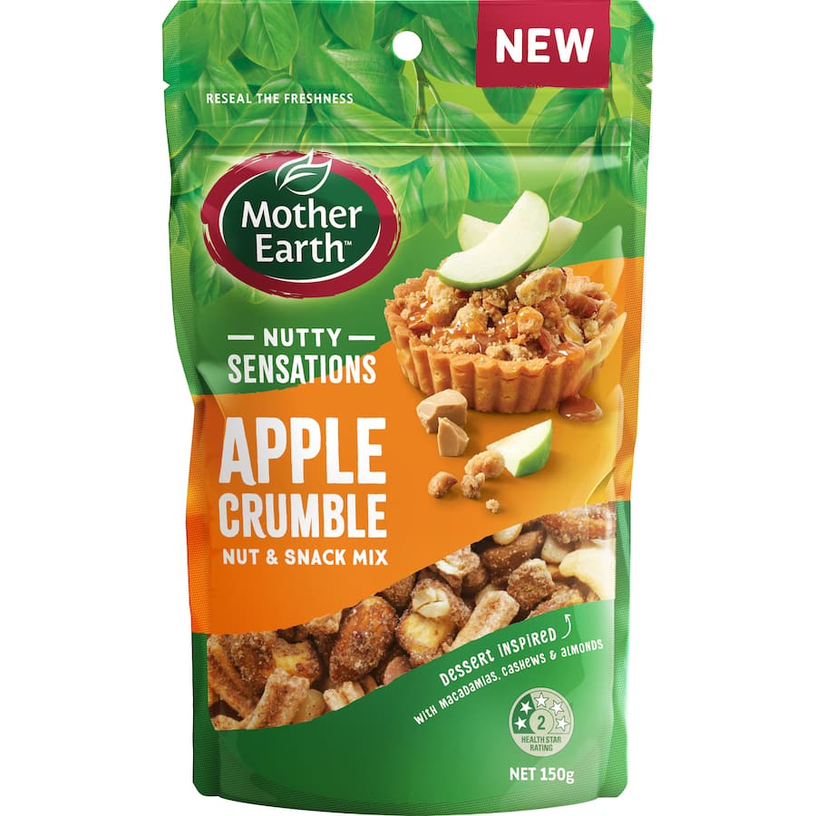Mother Earth Snack Mix Nutty Apple Crumble 150g