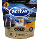 Active Gold Dishwasher Tablets Lemon 17pack