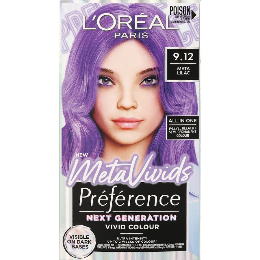 Loreal Metavivids Hair Colour Meta Lilac 9.120 - 1pack