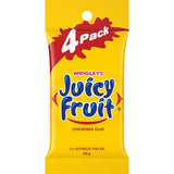 Wrigleys Chewing Gum Juicy Fruit 56g 4pack