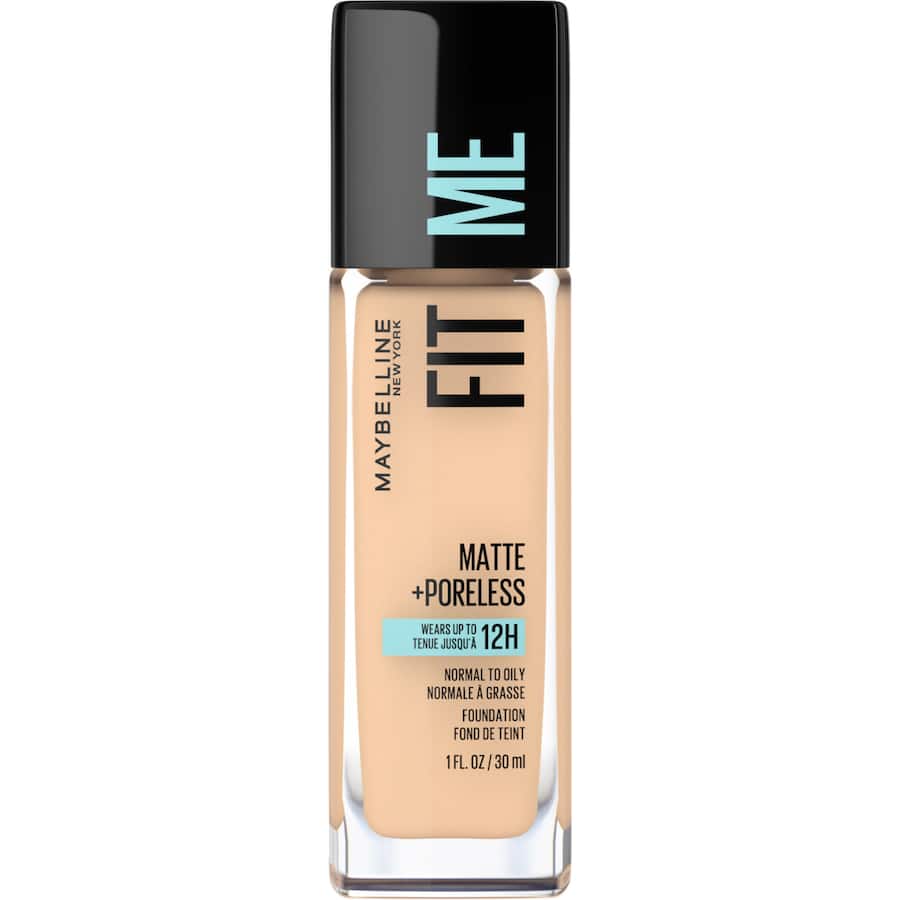 Maybelline Fit Me Mattifying Liquid Foundation Matte & Poreless 120 Classic Ivory 30mL