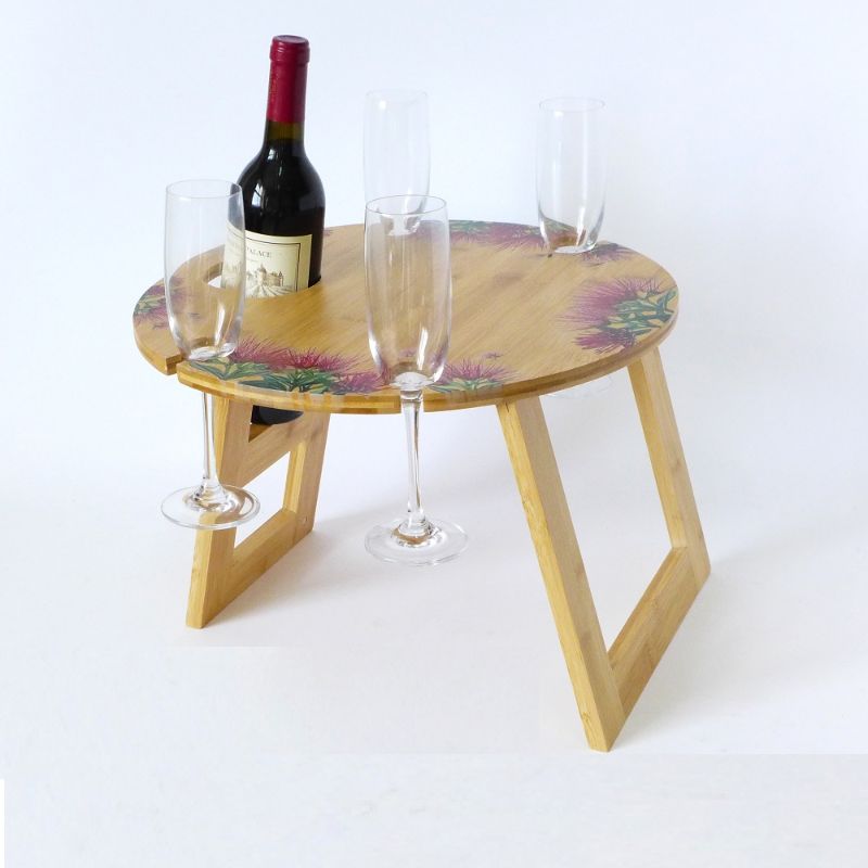 Pohutukawa Bamboo Round Table