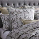 Super King Duvet Cover Set - Trieste Silver