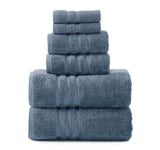 Cotton Towel Set - SUPER DUET 575GSM 6pc (BLUE)