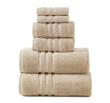 Cotton Towel Set - SUPER DUET 575GSM 6pc (BEIGE)