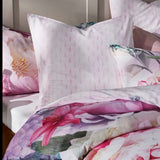 King Duvet Cover Set - Summer Daze Pink Quilt Cover Set by Logan & Mason