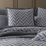 Super King Duvet Cover Set - Westport Charcoal by Private Collection