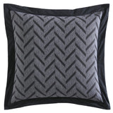 European Pillowcase - Westport Charcoal (65cm x 65cm)