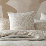 Queen Duvet Cover Set - Platinum Haven Caramel