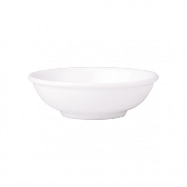 Set of 12 Royal Porcelain 185mm bowls, ideal for pasta, soup, and salads, featuring a durable, elegant white design.