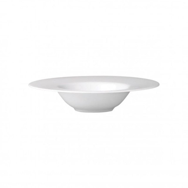 Set of 6 Royal Porcelain Pasta Plates, 280mm, elegant and durable for serving various pasta dishes.