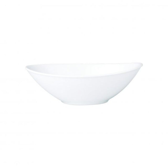 Set of 12 Royal Porcelain Oval Bowls, 150mm, perfect for serving appetizers, salads, and desserts with elegant style.