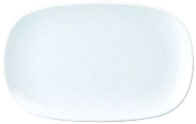 Set of 12 Royal Porcelain Rectangular Platters, 265mm, elegant and durable serveware for any dining occasion.