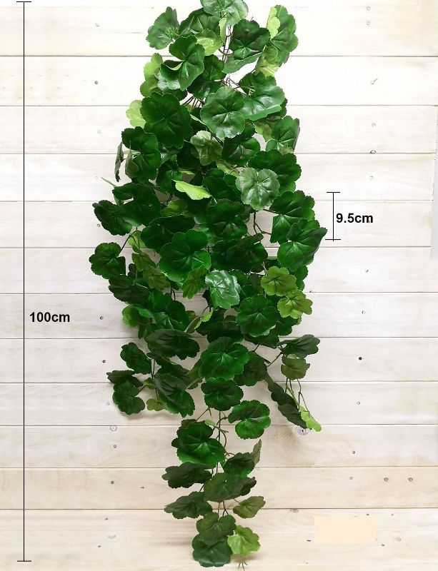 Artificial Hanging Geranium Leaf Bush (100cm)