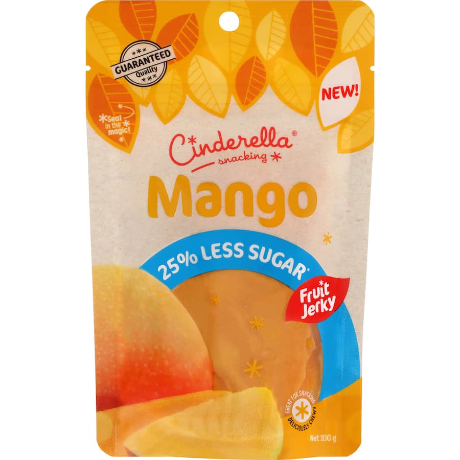Cinderella Dried Mango Reduced Sugar 100g