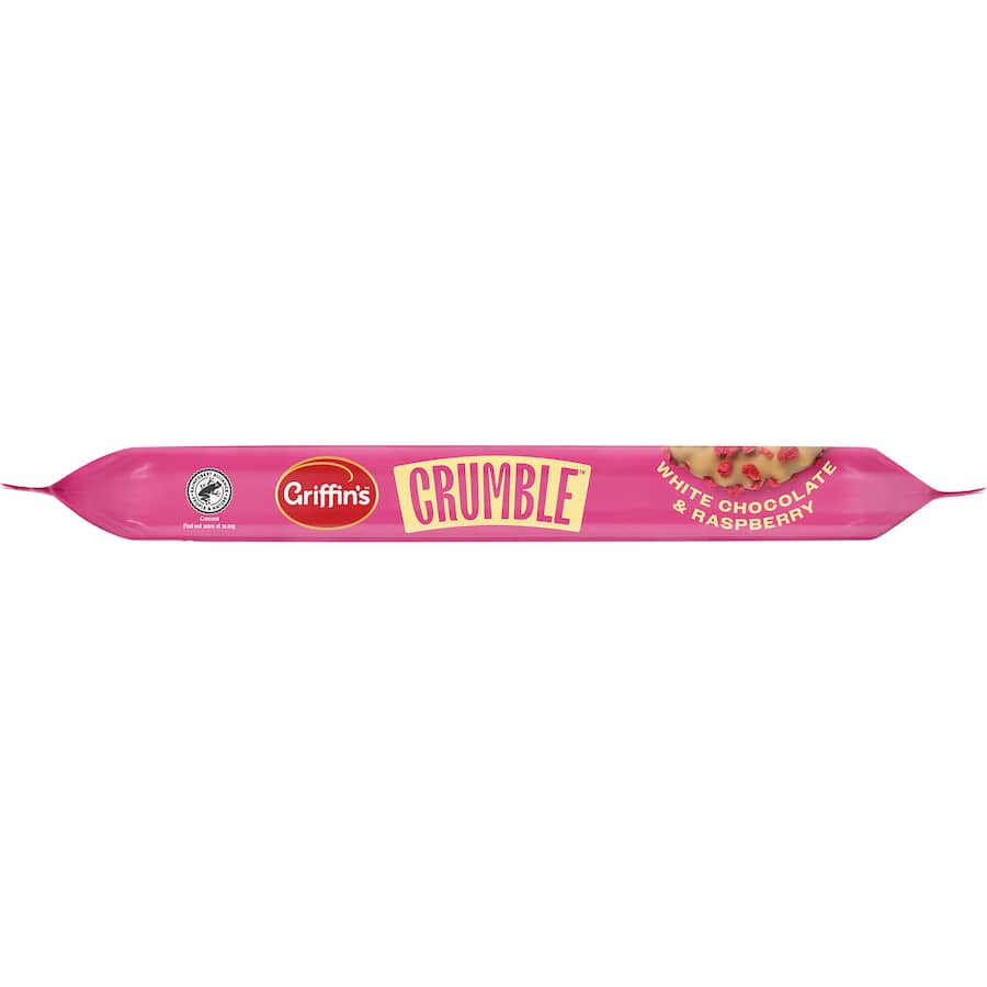 Crumble Biscuits White Chocolate Raspberry 165g