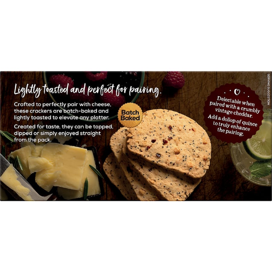 180 Degrees Crackers Toasted Cranberry & Almond 130g