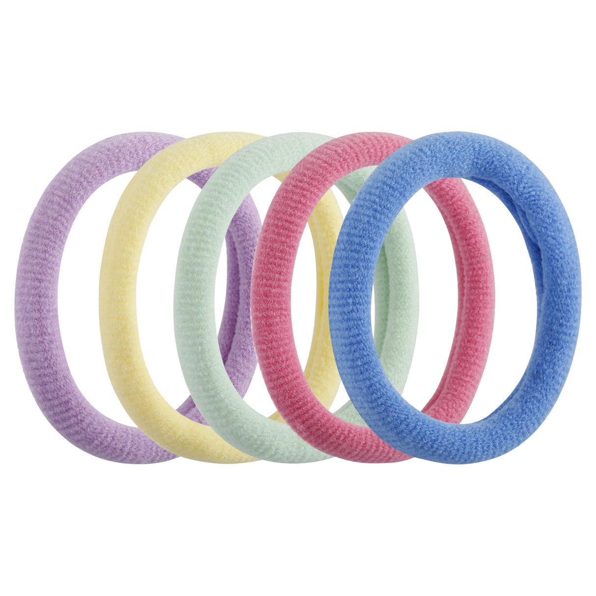 Lady Jayne Pastel Soft Knitted Ponytailers - Pk 24