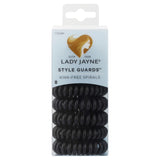 Lady Jayne Style Guards Black Kink Free Spirals - 8 Pk