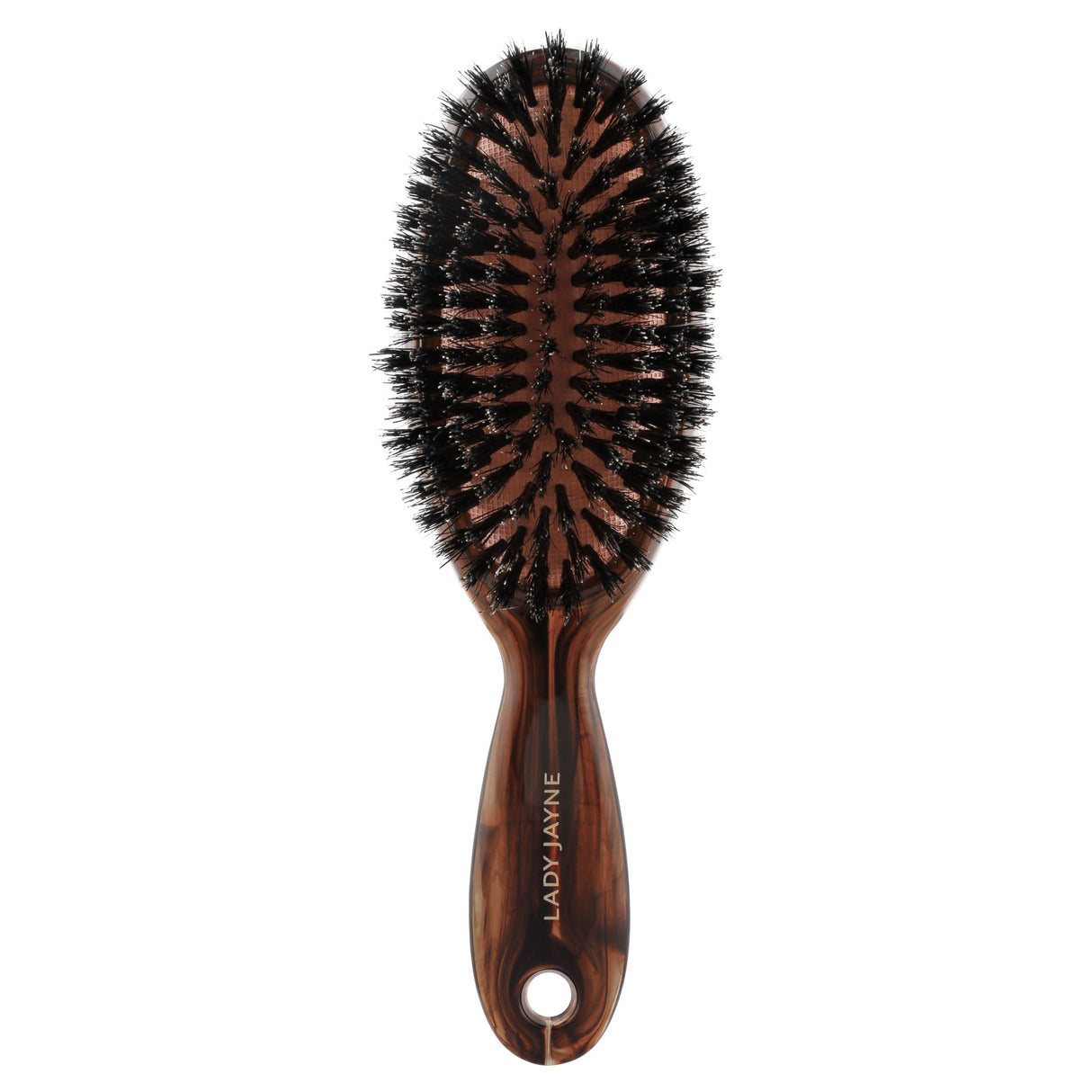 Lady Jayne Purse-Sized 100% Boar Bristle Pad Brush