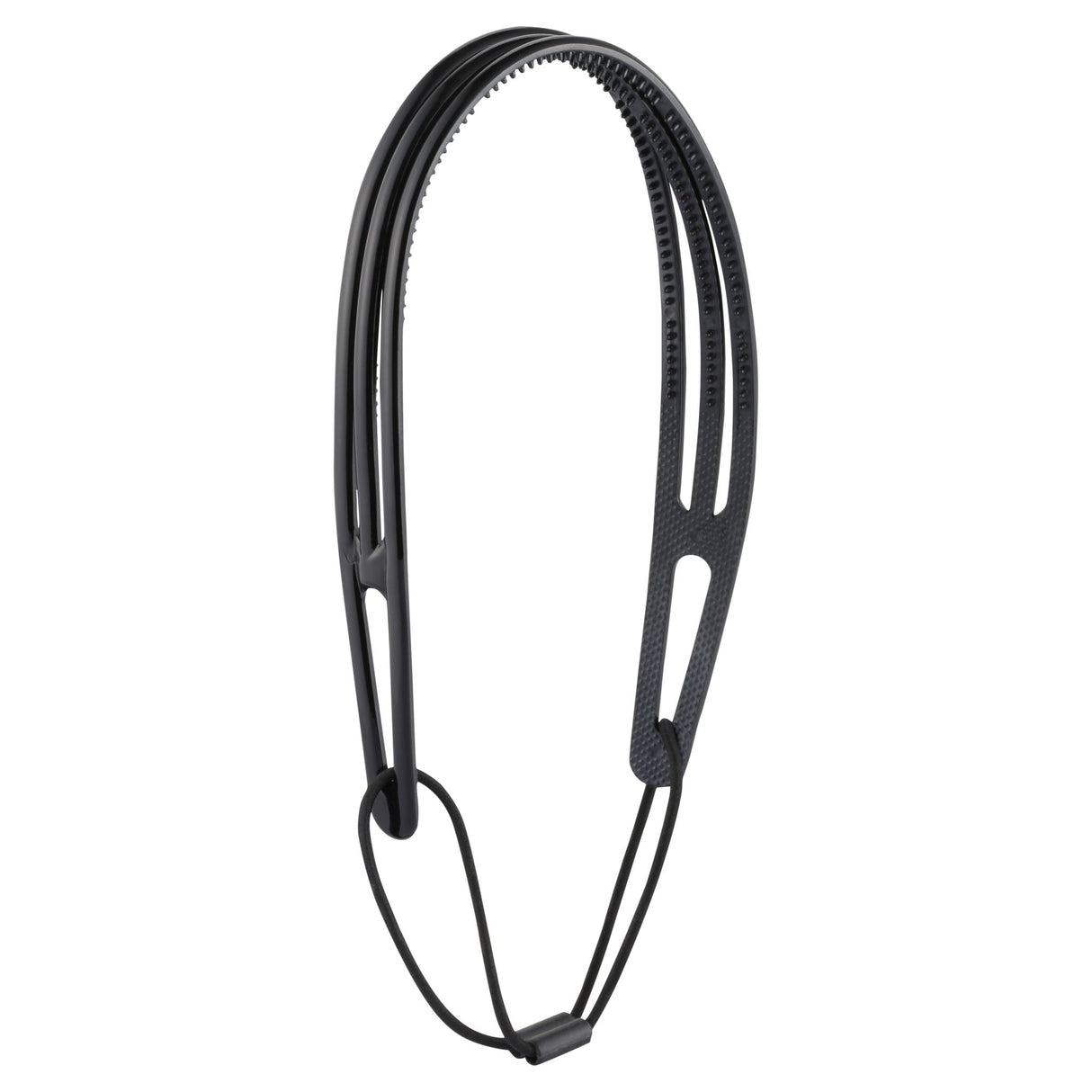 Lady Jayne Flexi Band in black and tortoise shell, offering a comfortable, stylish hold for all hair types.
