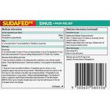 Sudafed Tablets Pe Sinus + Pain Relief 16pack