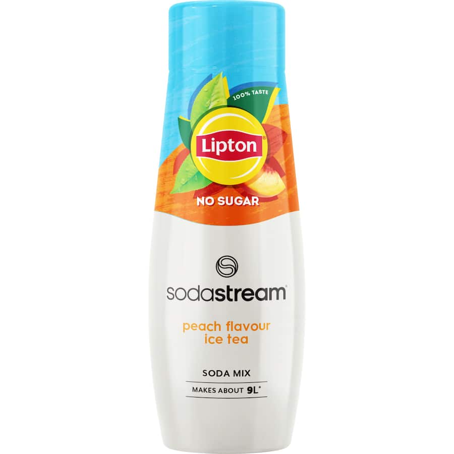 Soda Stream Soda Syrup Zero Sugar Lipton Ice Tea Peach