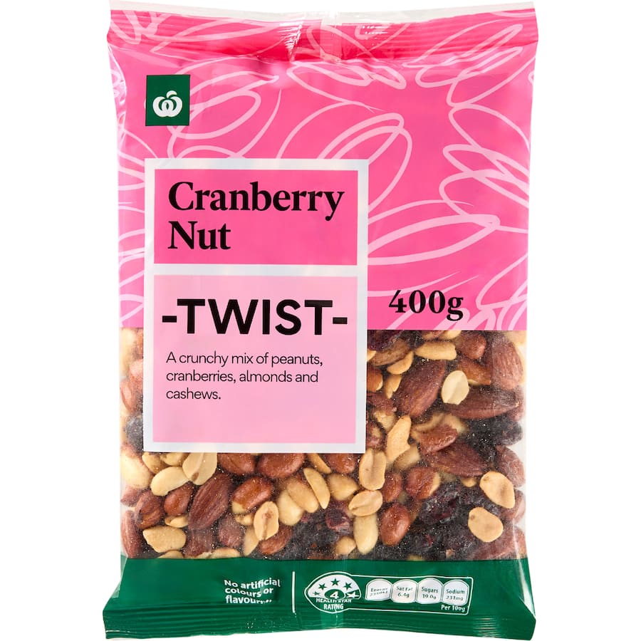 Woolworths Snack Mix Cranberry Nut Twist 400g