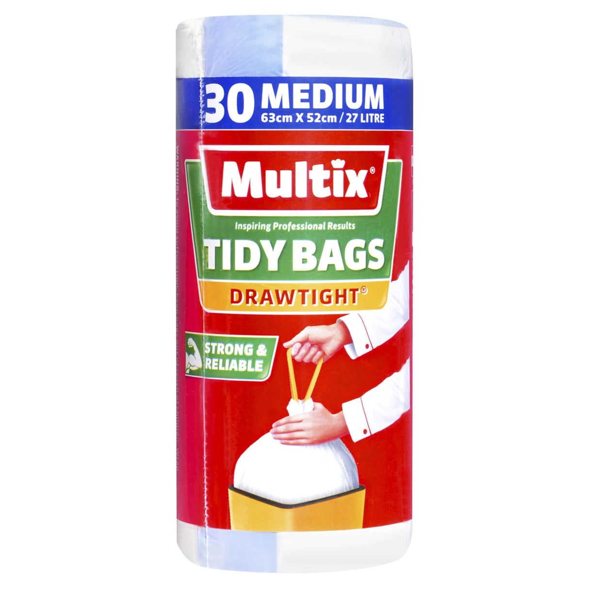 Multix Drawtight Tidy Bags Medium 30 pack