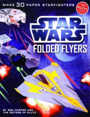 Create your own fleet of Star Wars flying starfighters with vibrant, foldable templates and display strands.