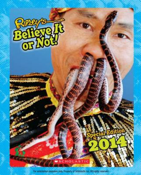 Ripley's Believe It or Not Special Edition 2014, a hardcover book filled with bizarre facts and astonishing visuals.